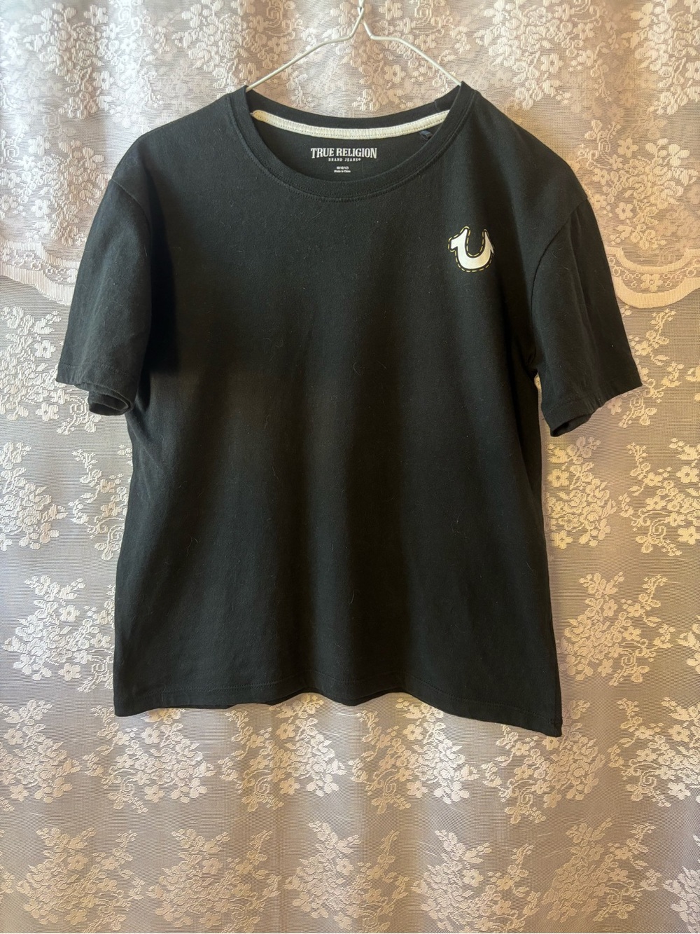 True Religion Boy Black Short Sleeve Logo T-Shirt